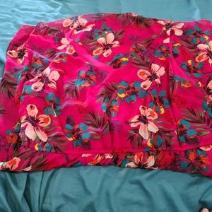 Beautiful hawaiin pattern summer dress